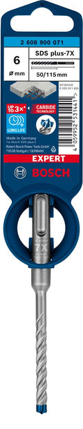 Bosch expert sds plus-7x hamerboor 6 x 50 x 115 mm