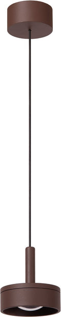Lucide lenz - hanglamp binnen buiten - ø 11 cm - led - 1x8w 2700k - ip54 - roest bruin | essential