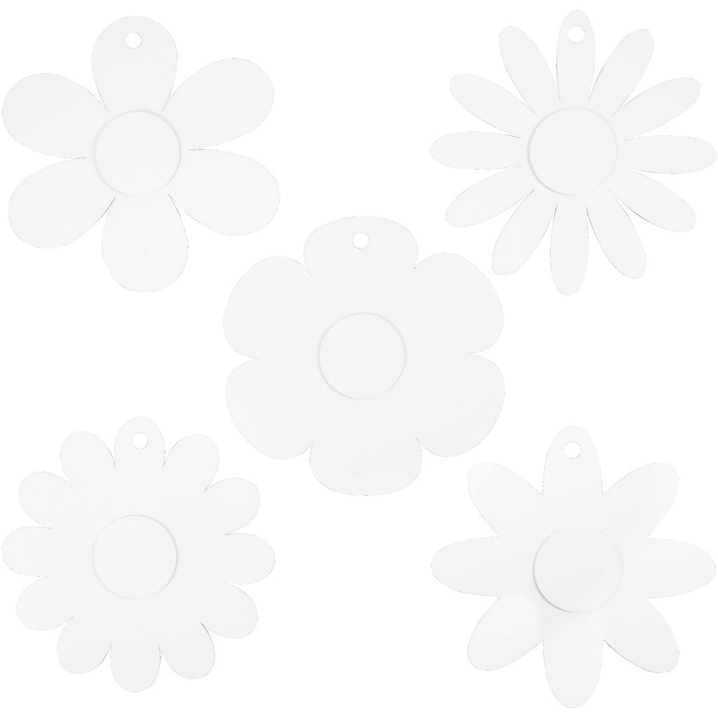 Blumen der Firma Creativ, Durchmesser 20 cm, 400 g, weiß, 5 x 3 Stück pro Karton