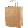 Papieren zakken, h: 33 cm, b: 26x13 cm, 125 gr, bruin, 10 stuk 1 doos