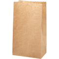 Papieren zakken, h: 27 cm, afm 9x15 cm, 50 gr, bruin, 100 stuk 1 doos