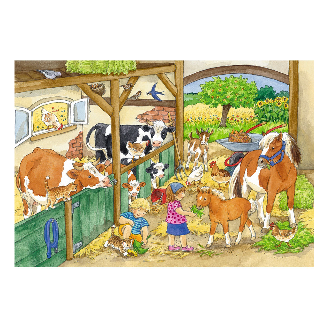 Ravensburger glückliches Bauernhofleben, 2 x 24 Stück.