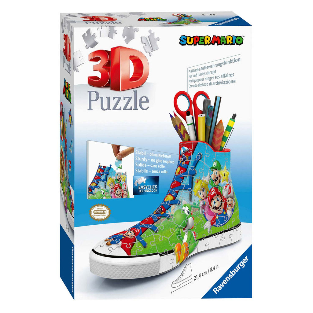 Ravensburger 3d puzzel - sneaker super mario