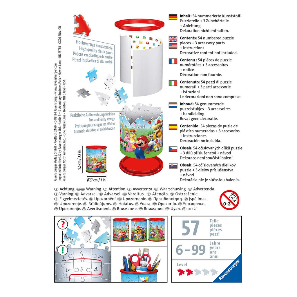Ravensburger 3D-Puzzle – Stiftehalter Super Mario
