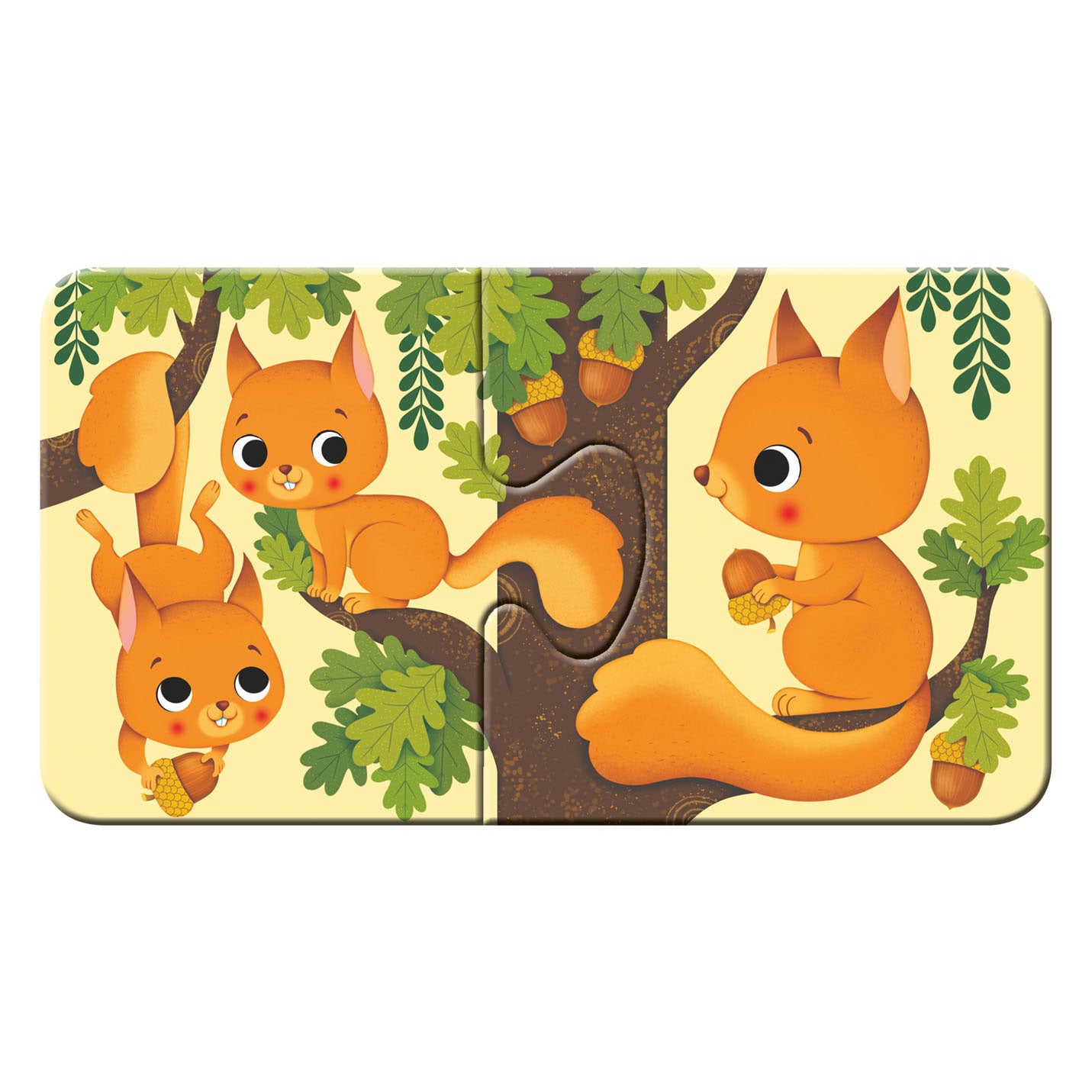 Ravensburger Puzzle „Tiere und ihre Jungen“, 9x2 Teile.