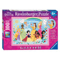 Ravensburger Disney Prinzessin Glitzerpuzzle, 100 Stück, XXL