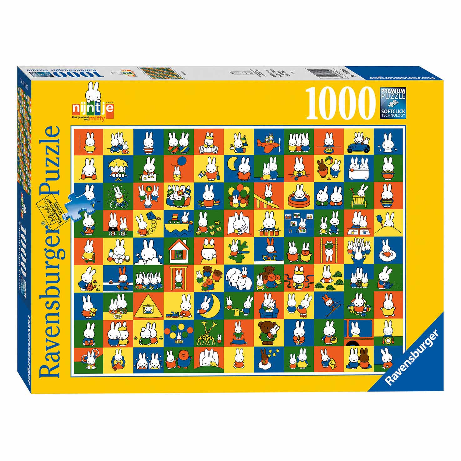Ravensburger 99 Miffy Puzzle, 1000 Teile.