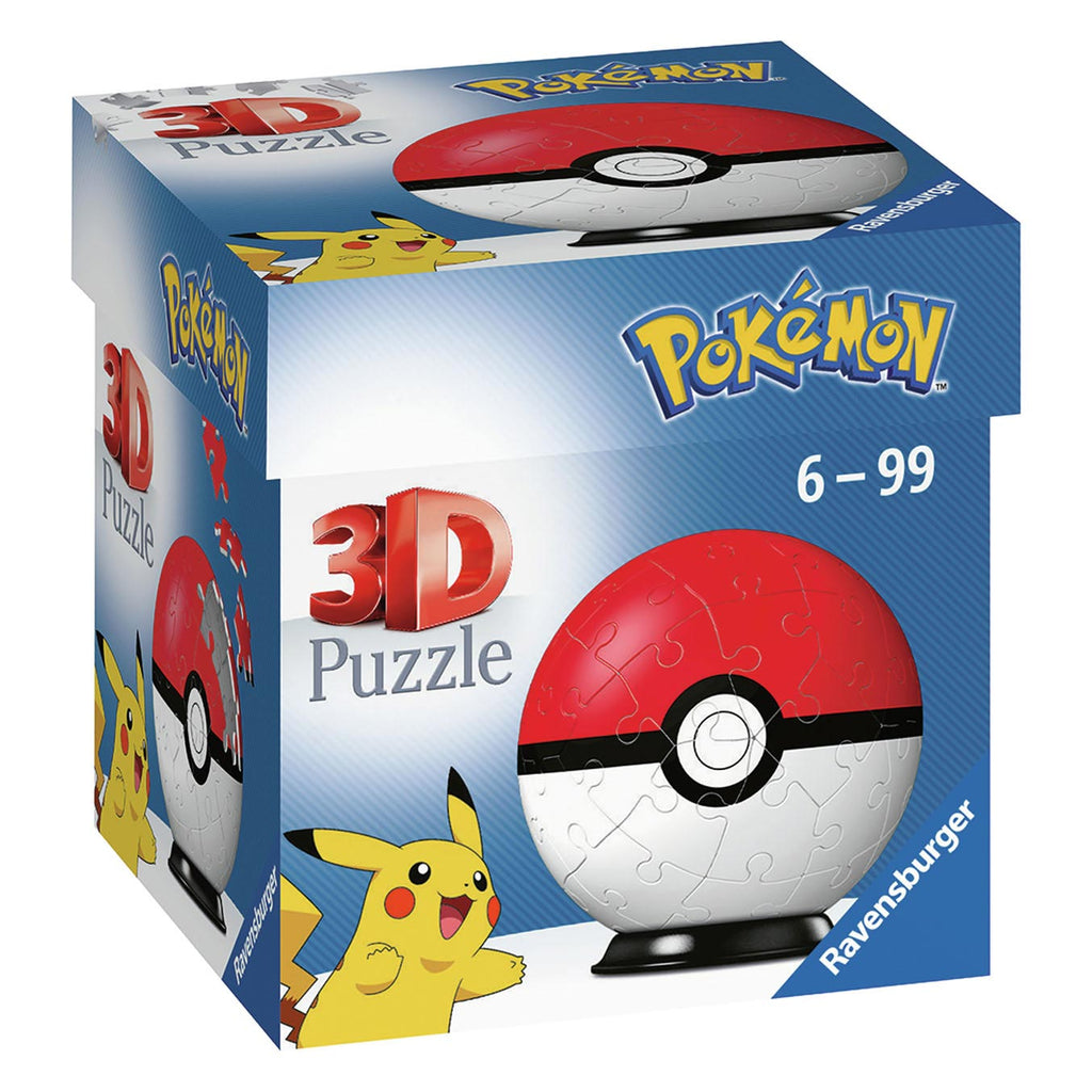 Ravensburger Pokémon Pokéball 3D-Puzzle, 54 Teile.