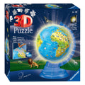 Ravensburger XXL Kinder Globus Nacht Edition Englisch 3D-Puzzle, 180 St.