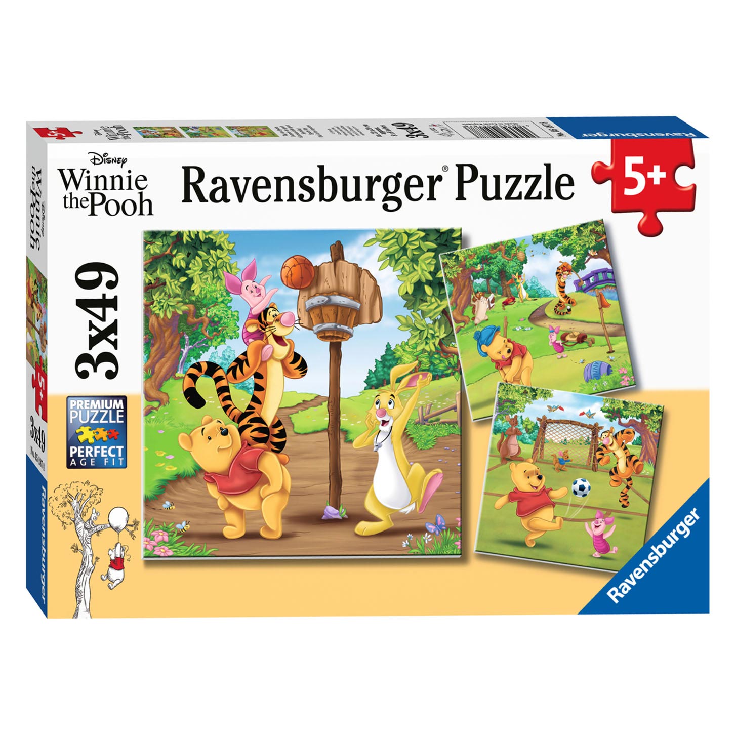 Ravensburger puzzel dwp sportdag 3x49pcs
