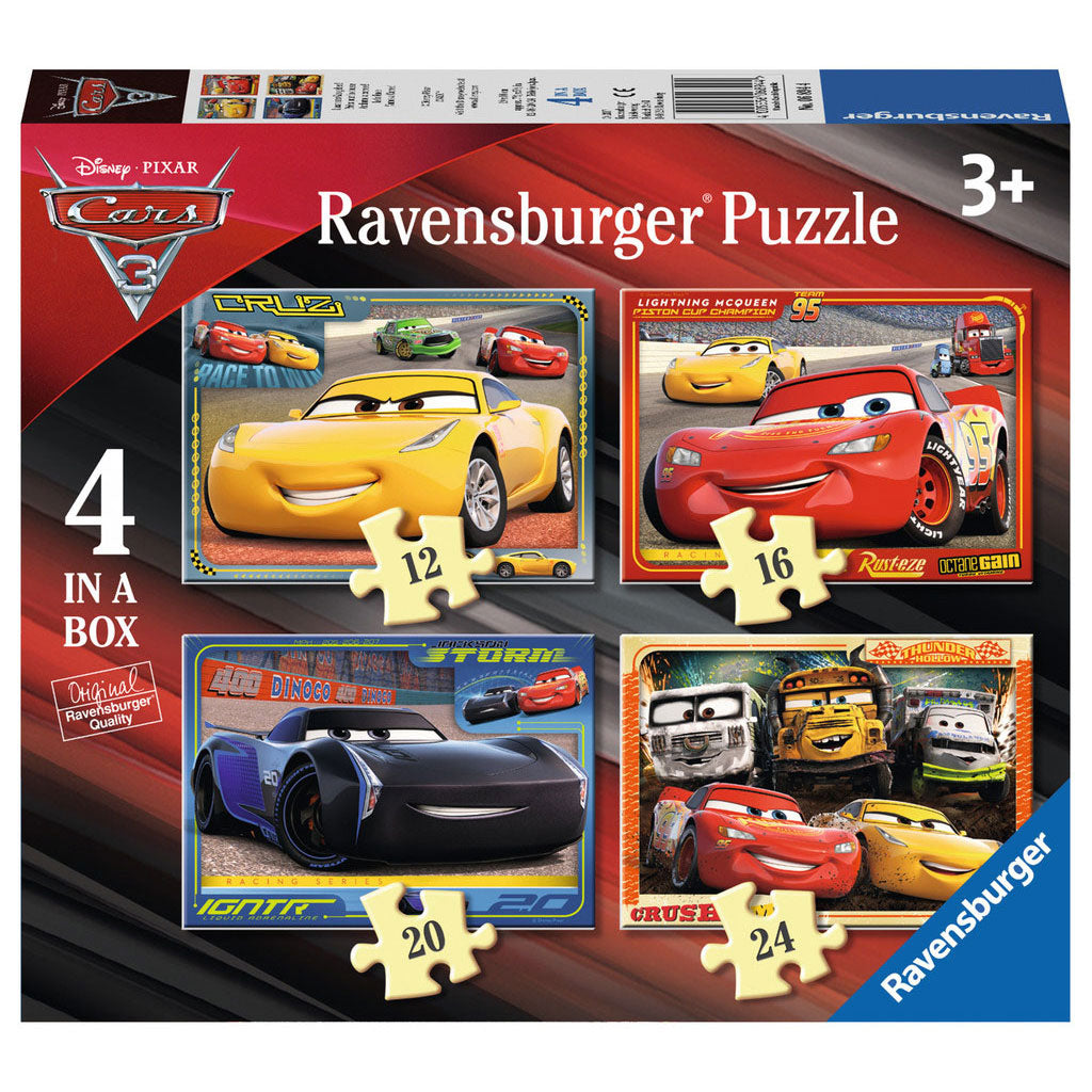 Ravensburger – Autos 3 Puzzle 4in1