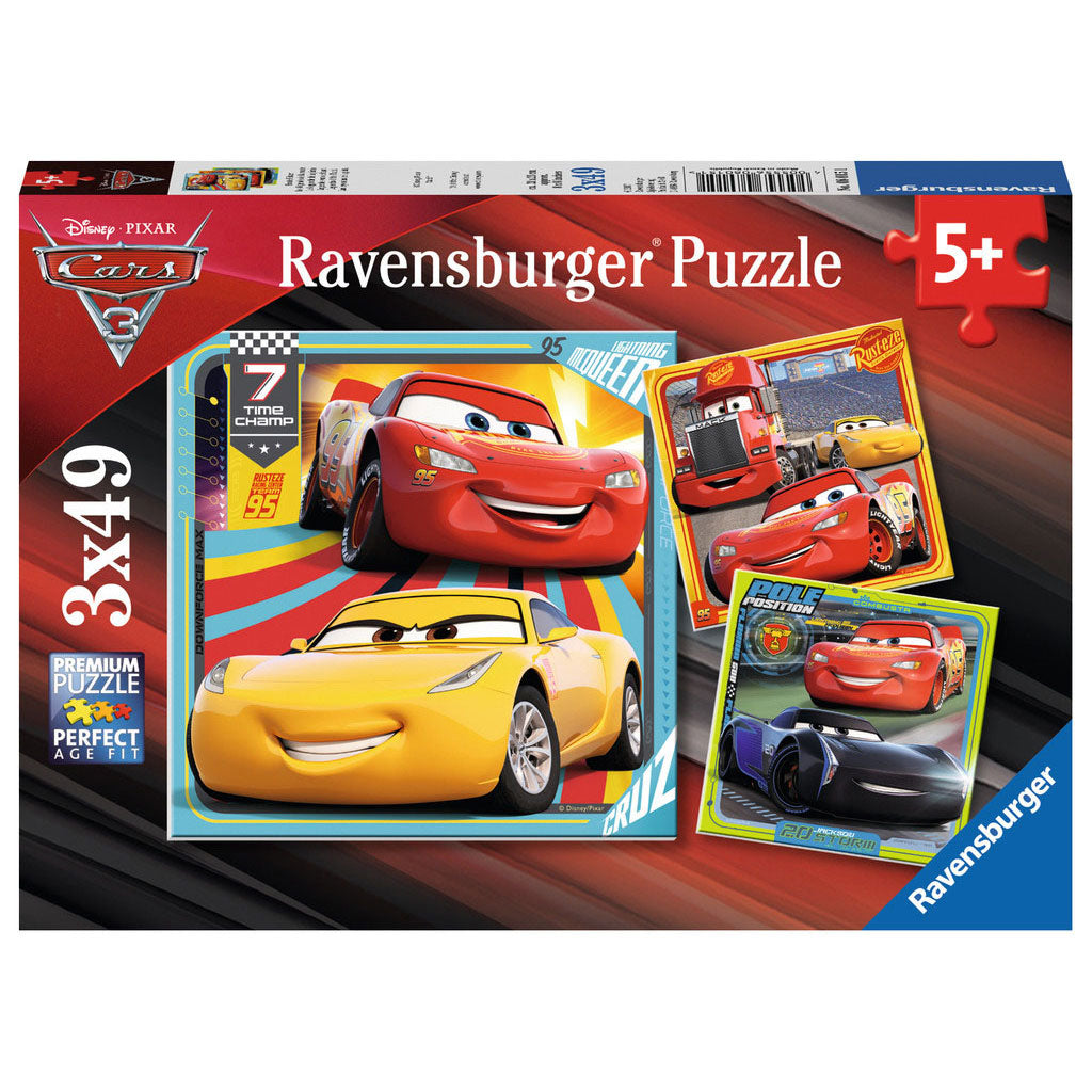 Ravensburger - Autos 3 Puzzle 3x49tlg.