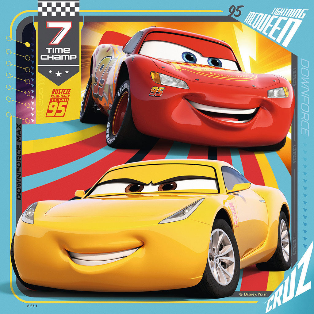 Ravensburger - Autos 3 Puzzle 3x49tlg.