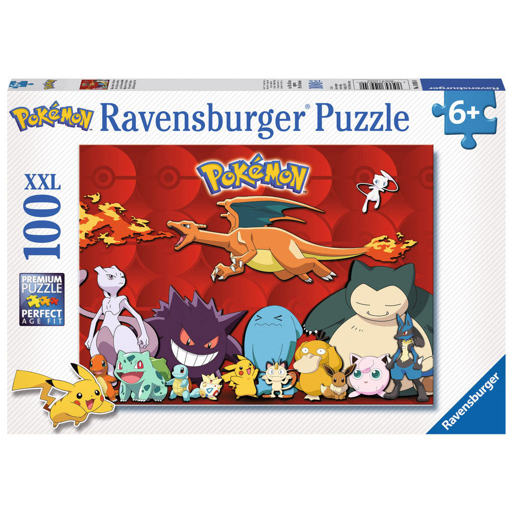 Ravensburger Pokémon-Puzzle, 100 Teile, XXL