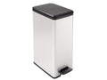 Curver Curver Treteimer Deco Smale 40 l Silberfarbe