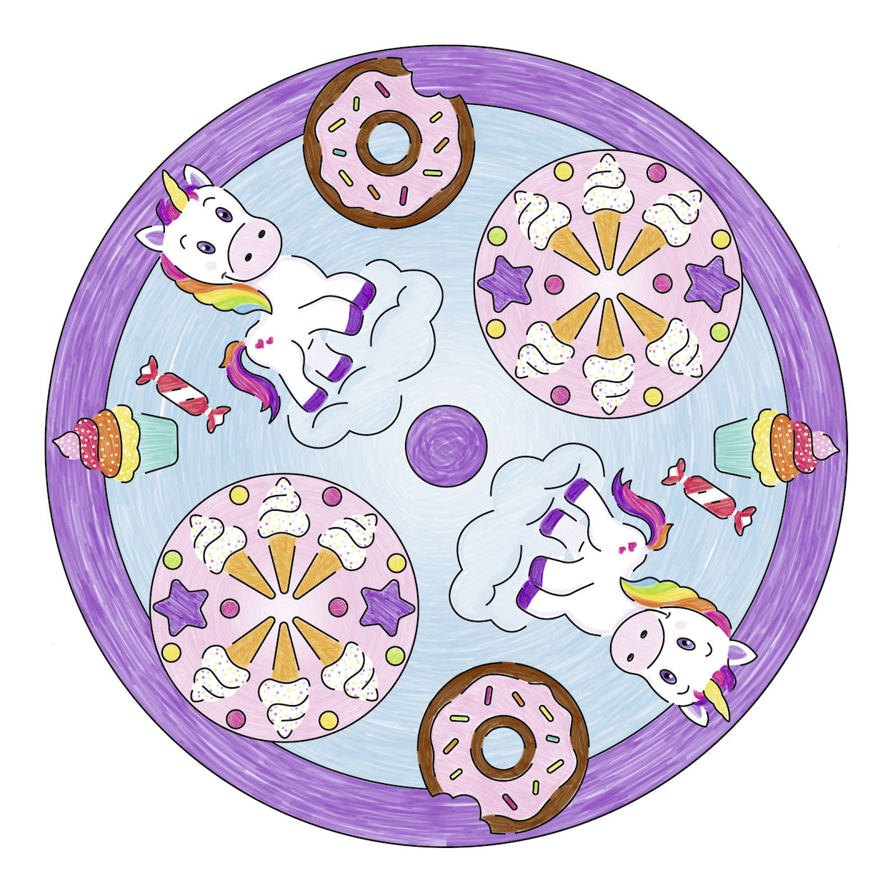 Ravensburger Mandala-Designer 2-in-1 – Einhorn
