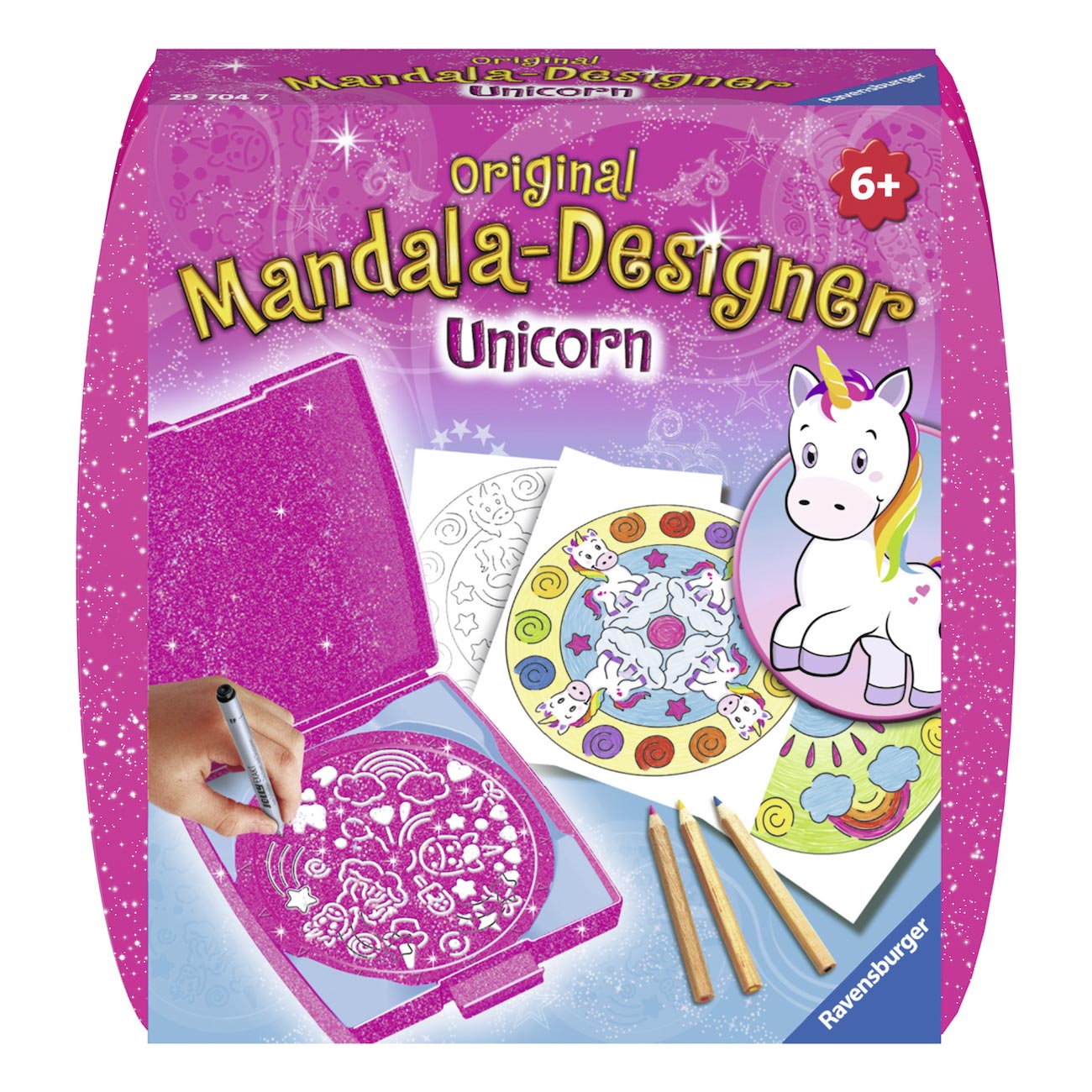 Mandala-designer ravensburger mini - eenhoorn