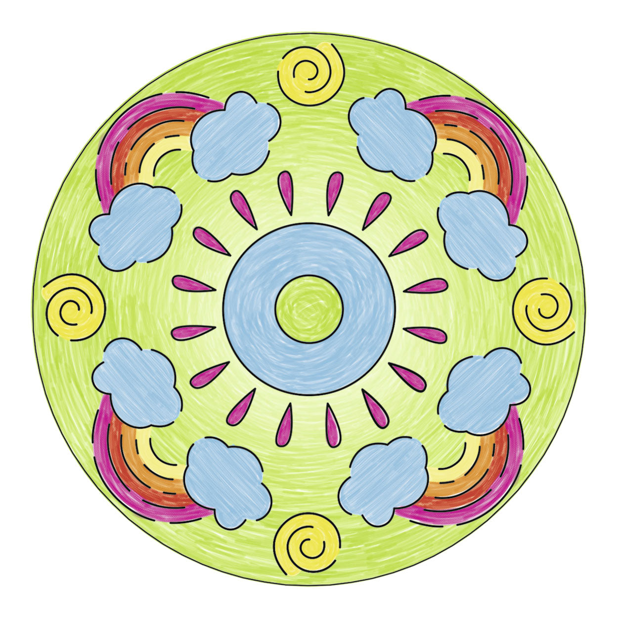 Mandala-designer ravensburger mini - eenhoorn