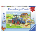 Ravensburger puzzel op de bouwplaats