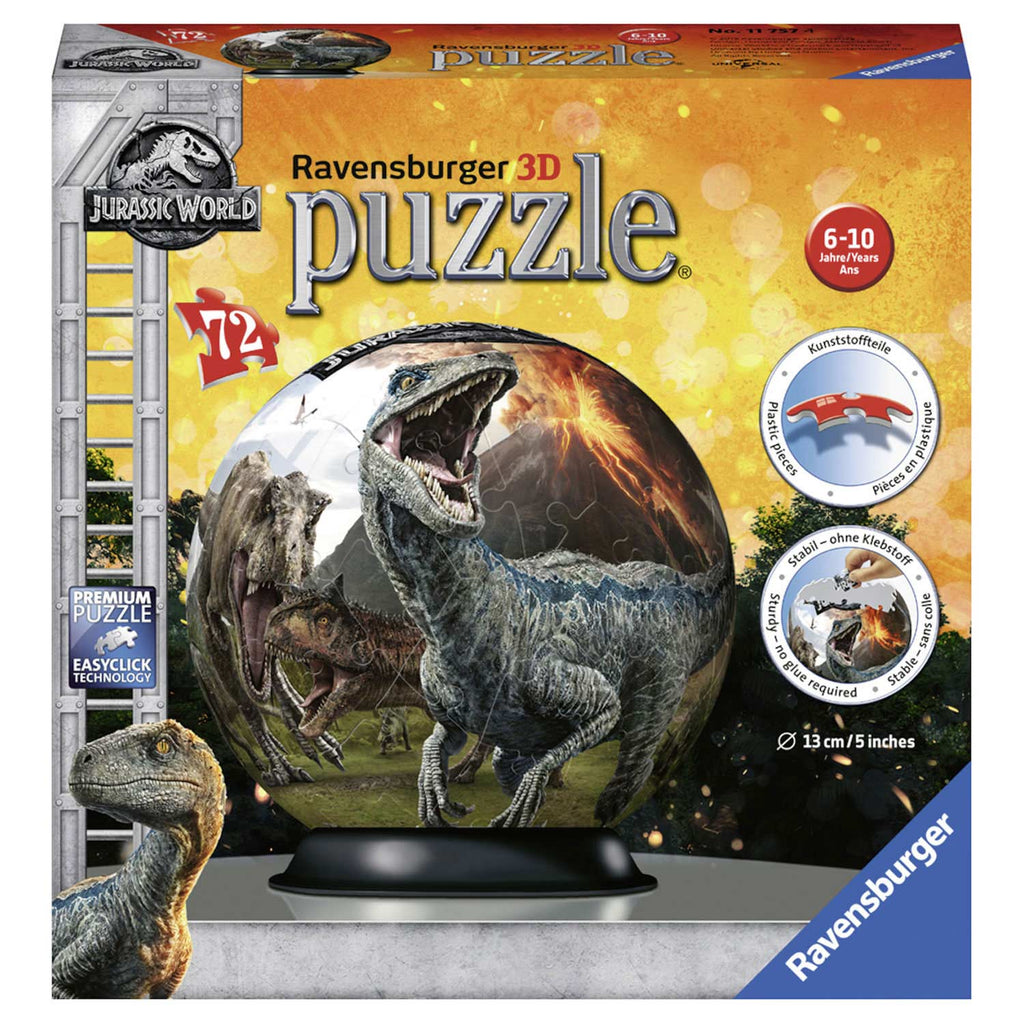 Ravensburger - Puzzle Ball Jurassic World 72 Teile.