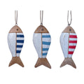 Cosydecor vis hanger hout 16x6x2cm