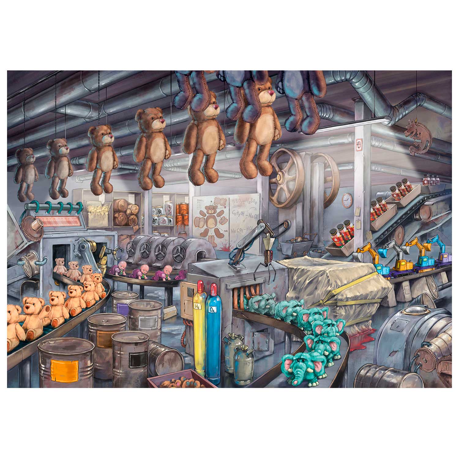 Ravensburger escape speelgoedfabriek
