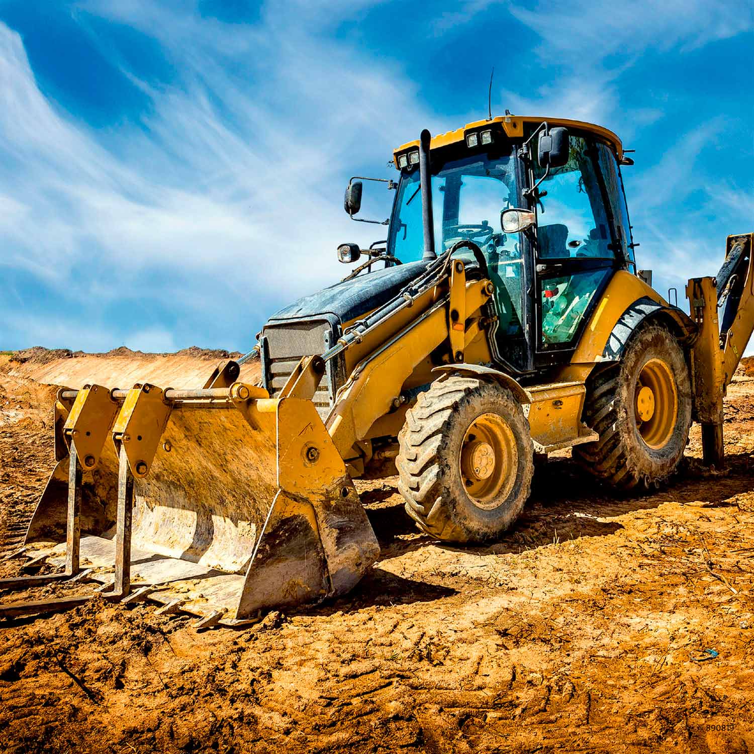 Ravensburger Puzzle „Baumaschinen bei der Arbeit“, 3 x 49 Teile.