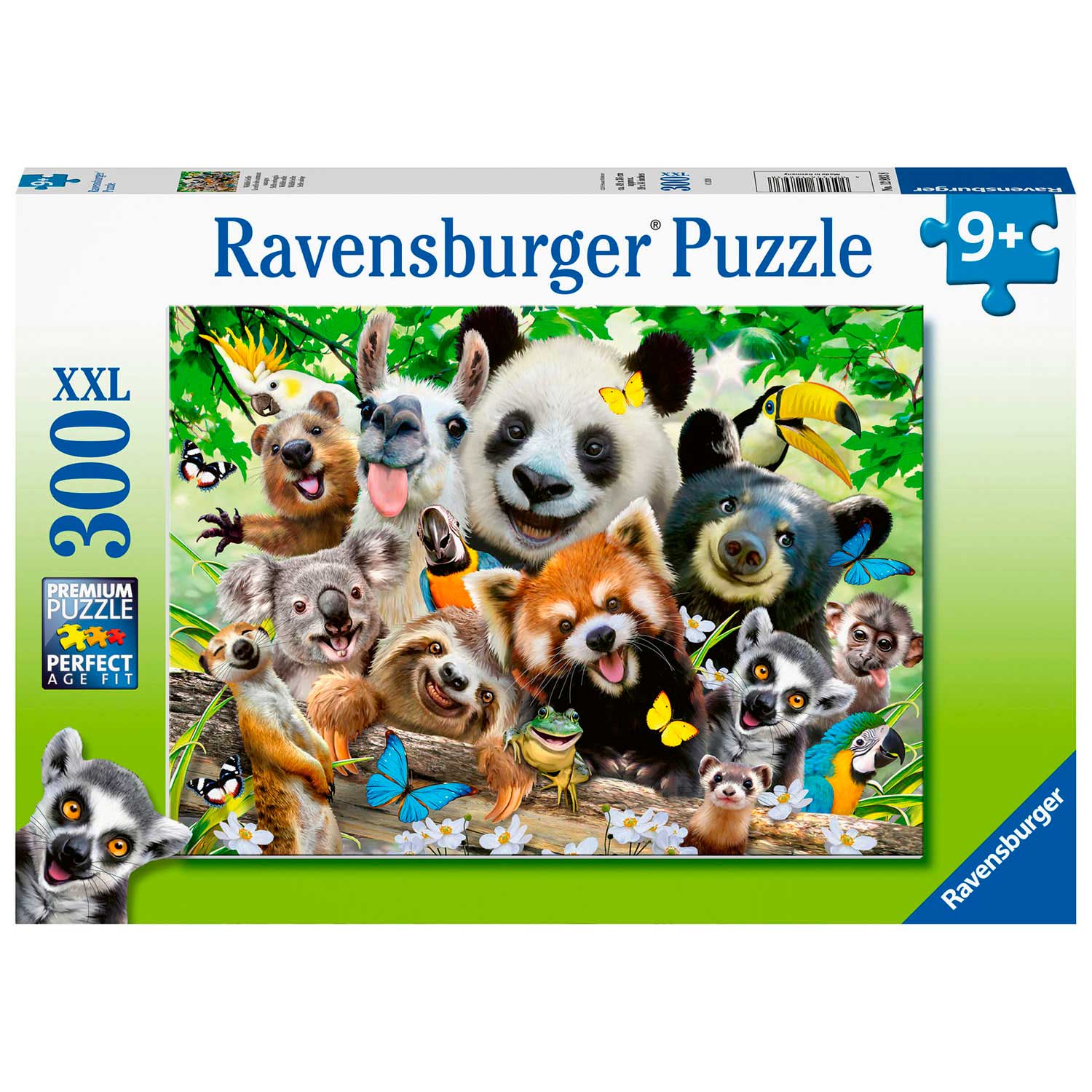 Ravensburger Wildtier-Selfie, 300 Stück, XXL