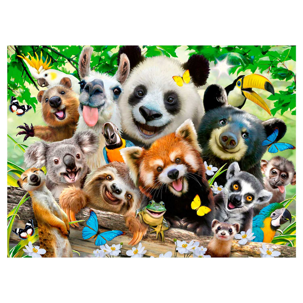 Ravensburger Wildtier-Selfie, 300 Stück, XXL