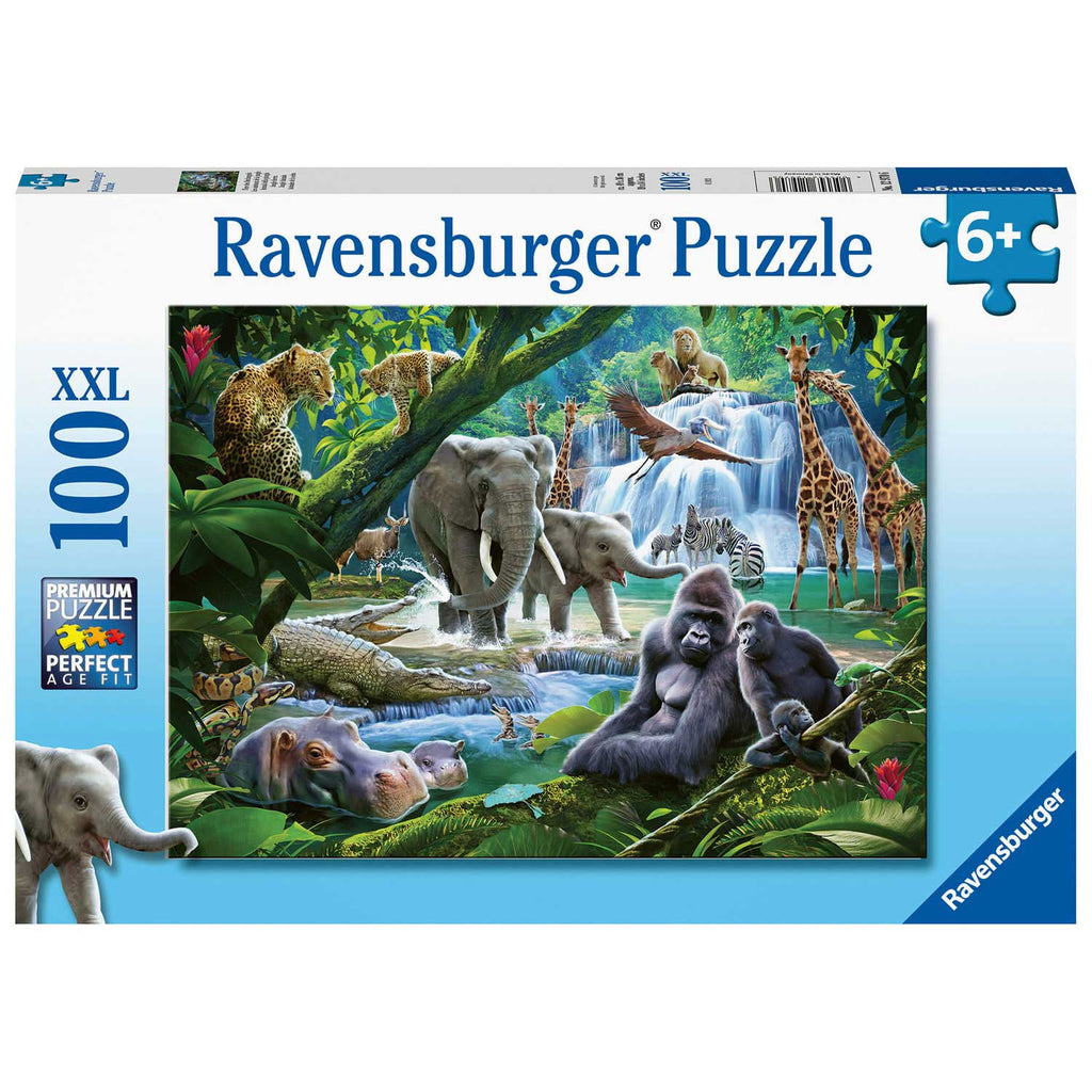 Ravensburger Dschungeltiere, 100 Stück, XXL