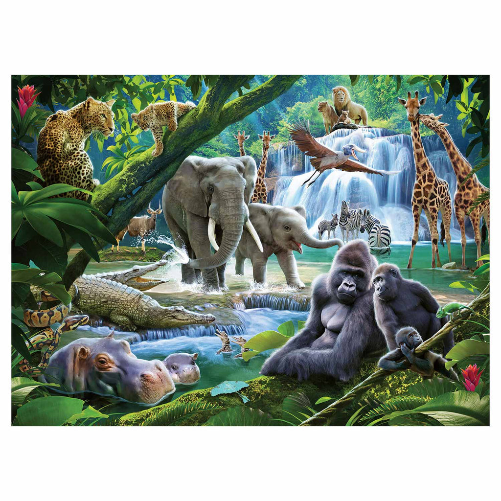 Ravensburger Dschungeltiere, 100 Stück, XXL