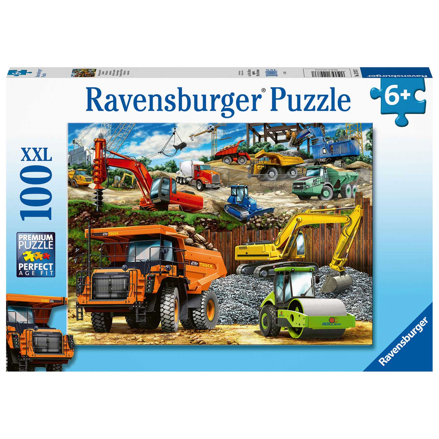 Ravensburger - Baufahrzeuge 100 Stk. Xxl