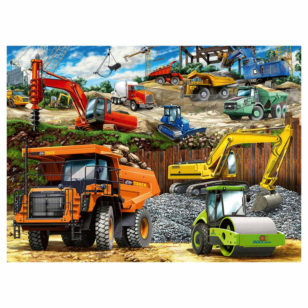 Ravensburger - Baufahrzeuge 100 Stk. Xxl