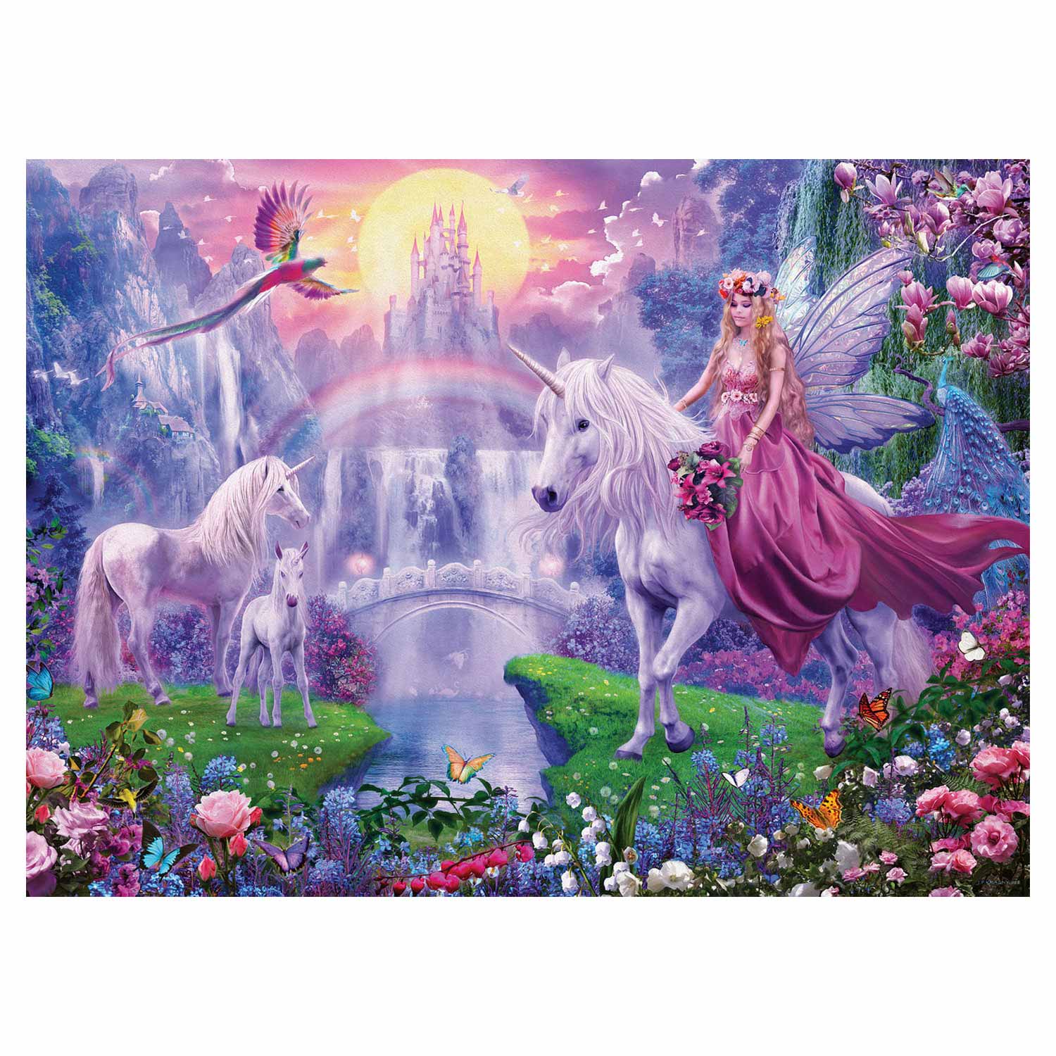 Ravensburger - Magisches Einhorn -Nacht 200 Stück XXL