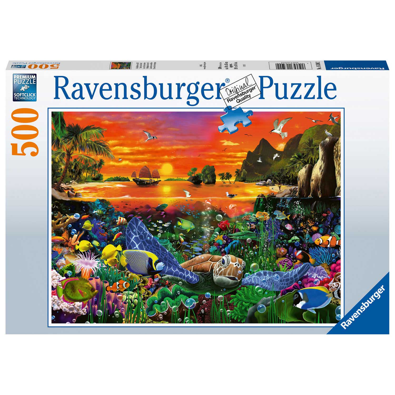 Ravensburger Schildkröte in RIF, 500 Stück.
