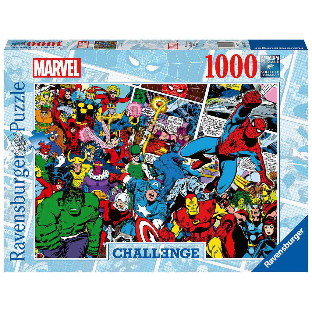 Ravensburger - Herausforderung Puzzle Marvel Superheroes 1000 Teile.