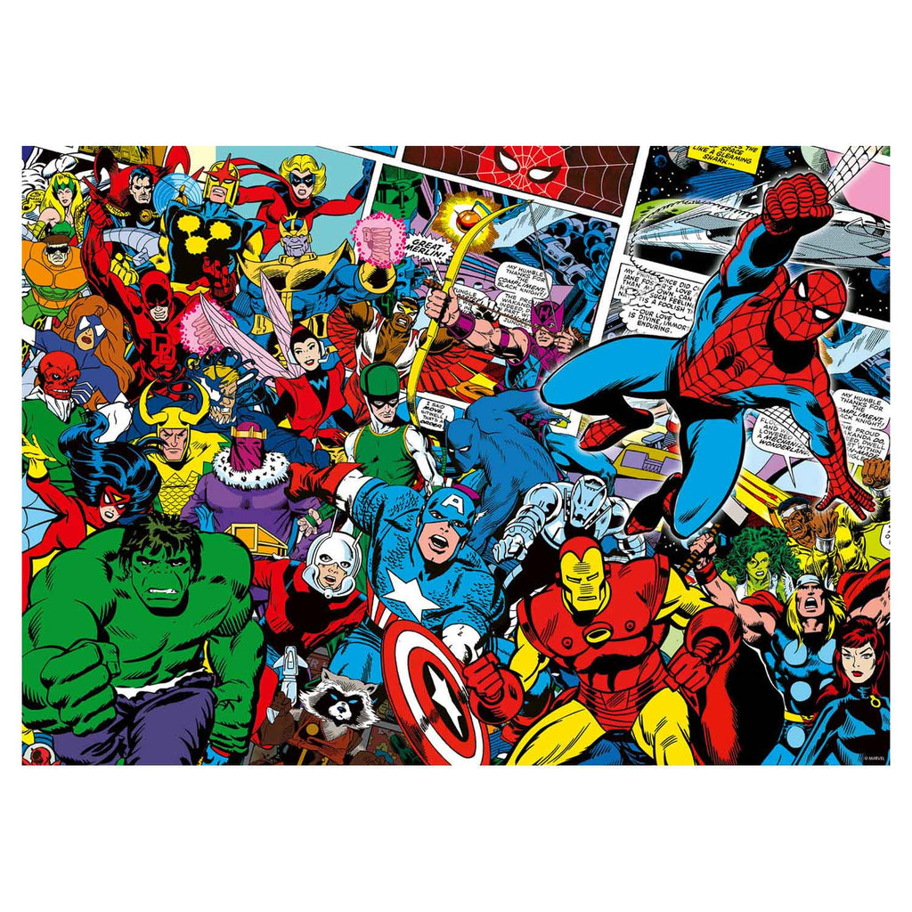 Ravensburger - Herausforderung Puzzle Marvel Superheroes 1000 Teile.