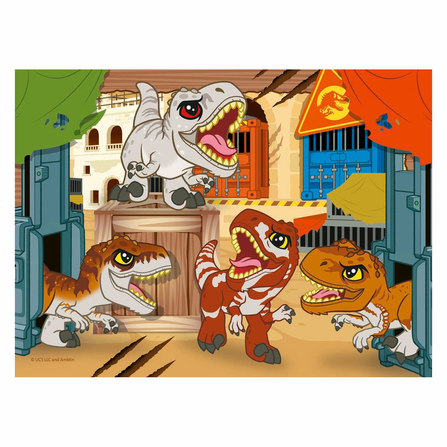 Ravensburger Puzzle Jurassic World Entdecker - 4 Puzzles