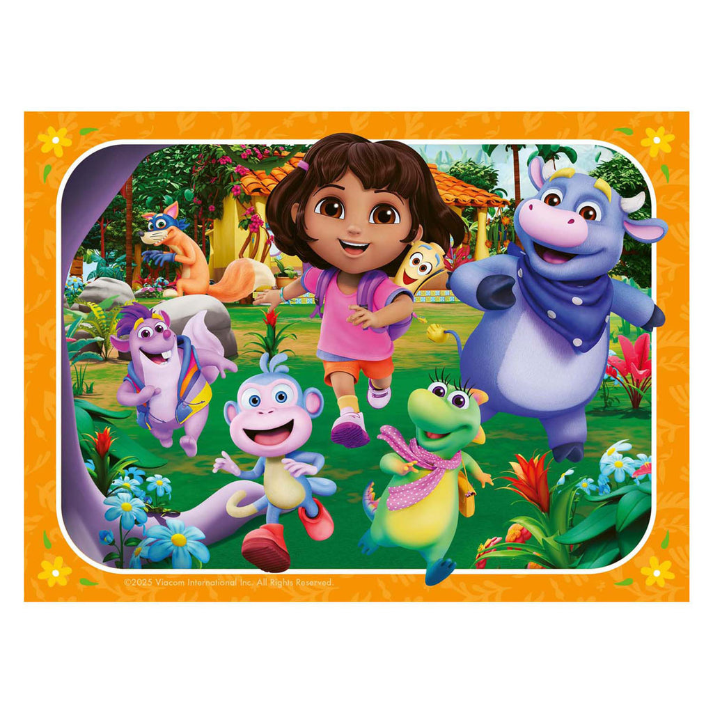 Ravensburger Puzzle Dora die Entdeckerin: Mach mit beim Abenteuer! - 4 Puzzles