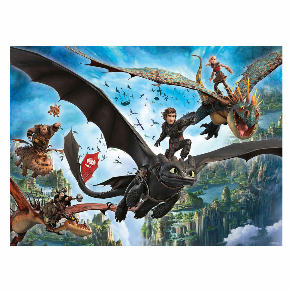 Ravensburger Puzzle Drachen und Helden - 150 Teile XXL