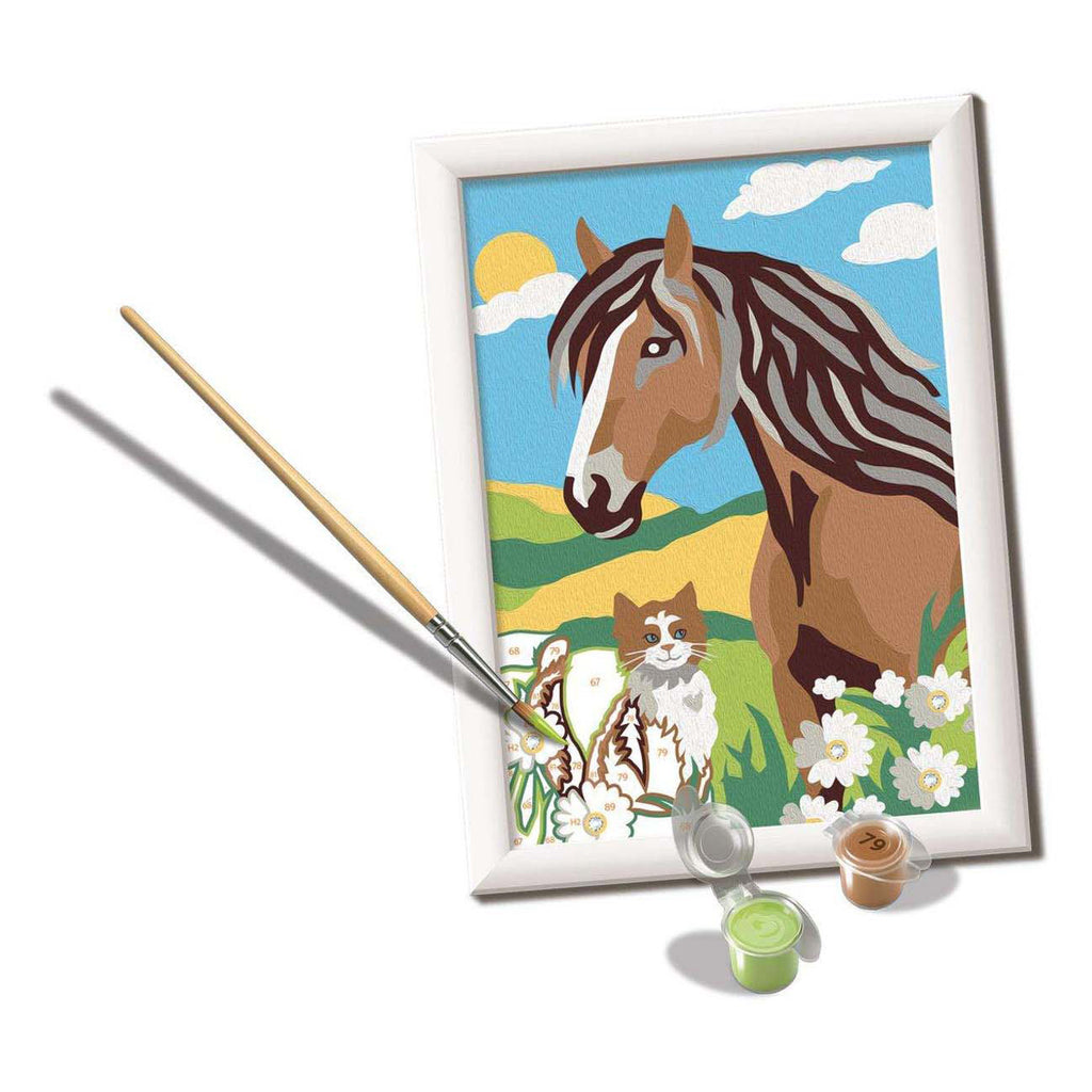Ravensburger creart paard en poesje