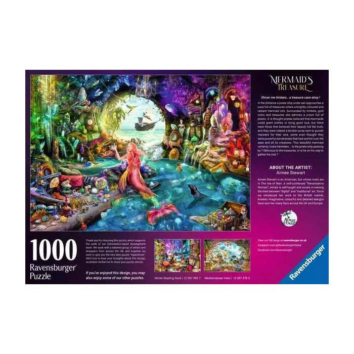 Ravensburger Puzzle Meerjungfrauenschatz - 1000 Teile.