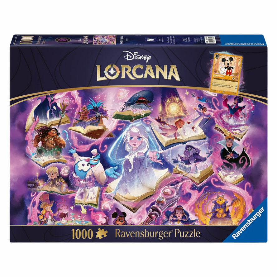 Ravensburger legpuzzel disney lorcana glimmers of the realm: amethyst - 1000st.