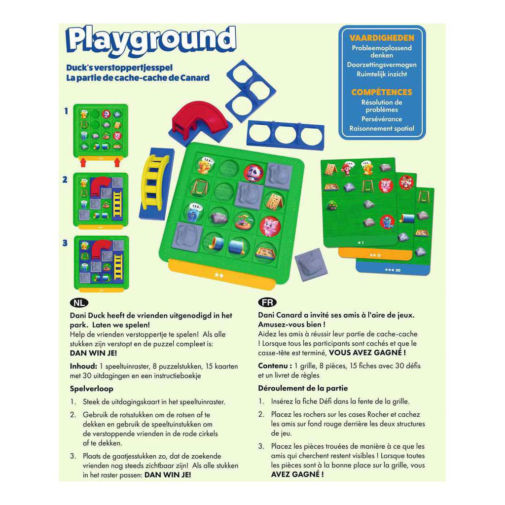 Ravensburger thinkfun – friends: playground – gezelschapsspel – frans nederlands
