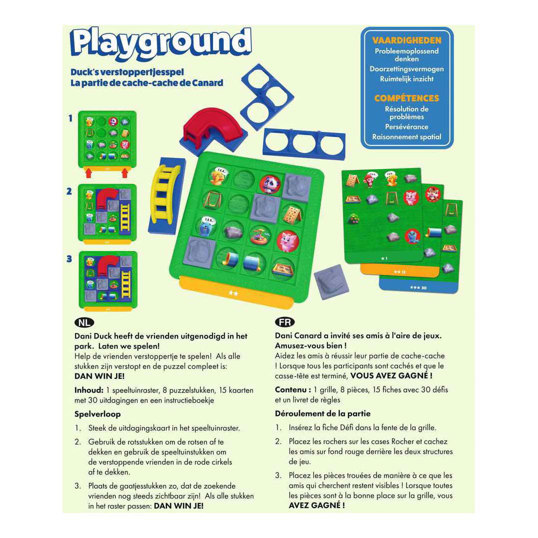 Ravensburger thinkfun – friends: playground – gezelschapsspel – frans nederlands