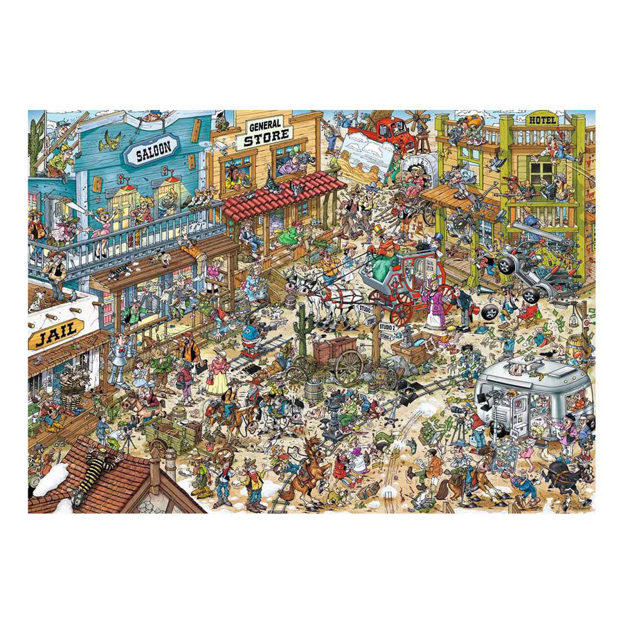 Ravensburger legpuzzel filmset western - 1000st.