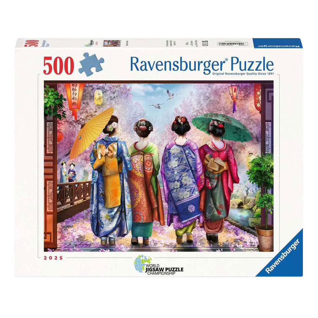 Ravensburger – kersenbloesemwandeling – legpuzzel – 500 stukjes