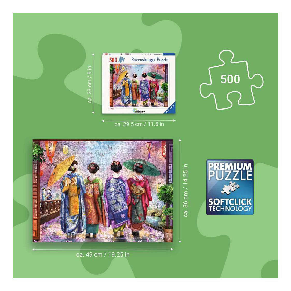 Ravensburger legpuzzel blossom walk - 500st.