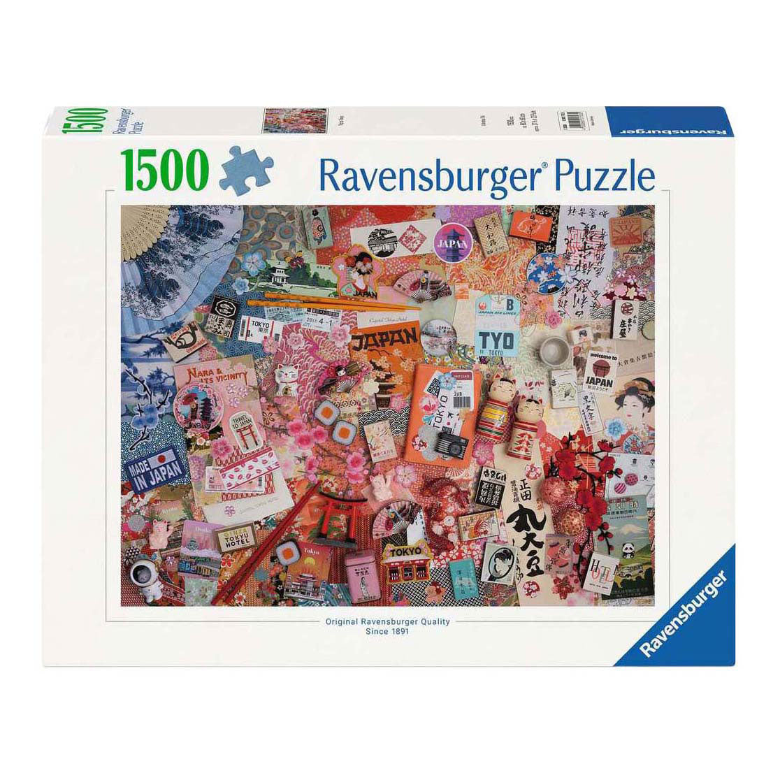 Ravensburger – reis naar tokio – legpuzzel – 1500 stukjes