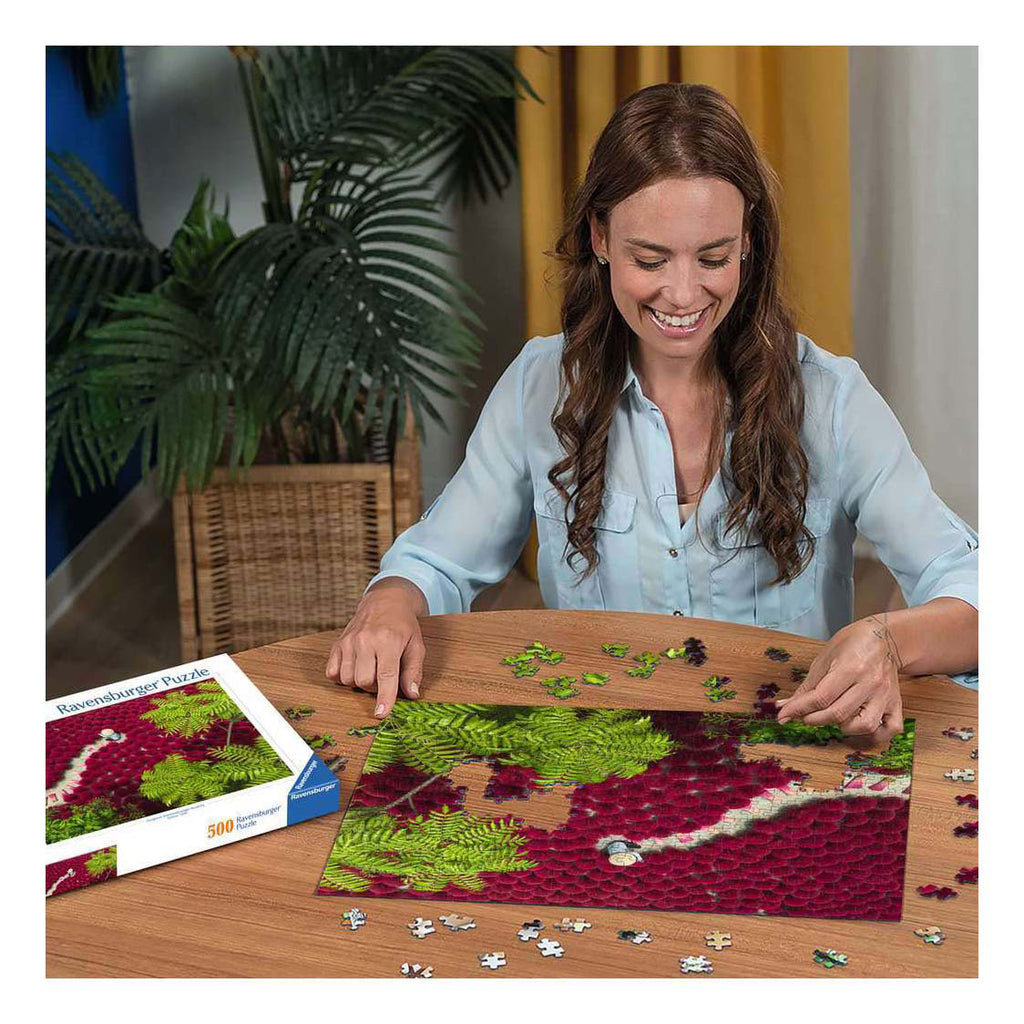 Ravensburger legpuzzel a sea of red - 500st.